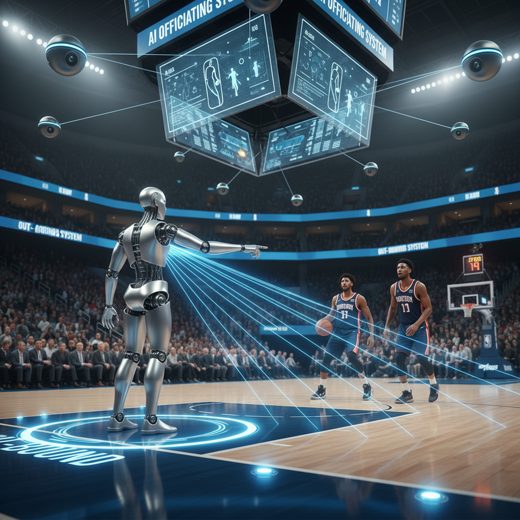 NBA AI Officiating System to Automate Out-of-Bounds Calls